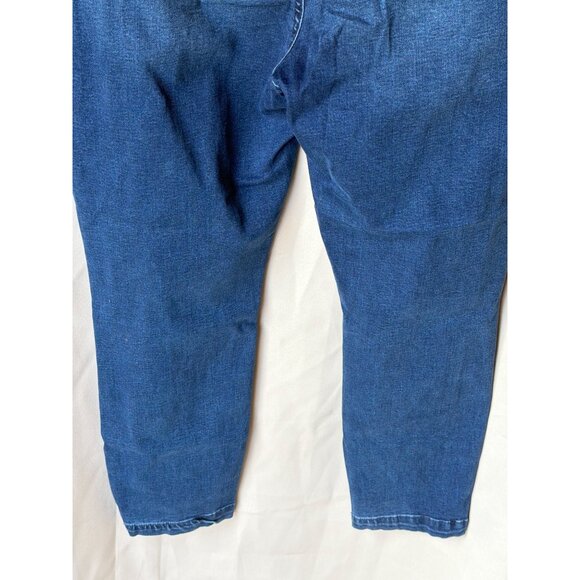 Buffalo David Bitton Womens XL Blue Denim Stretch Jeggings With Elastic Waistban - Picture 6 of 8